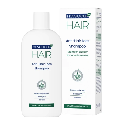 Novaclear Hair Anti-Hair Loss Shampoo Szampon przeciw wypadaniu włosów, 250 ml - Wzmacnia i wygładza włosy