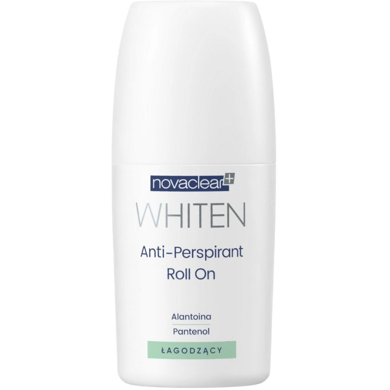 Novaclear Whiten Łagodzący antyperspirant w roll-on, 50 ml - Na podrażnienia i przebarwienia pod pachami