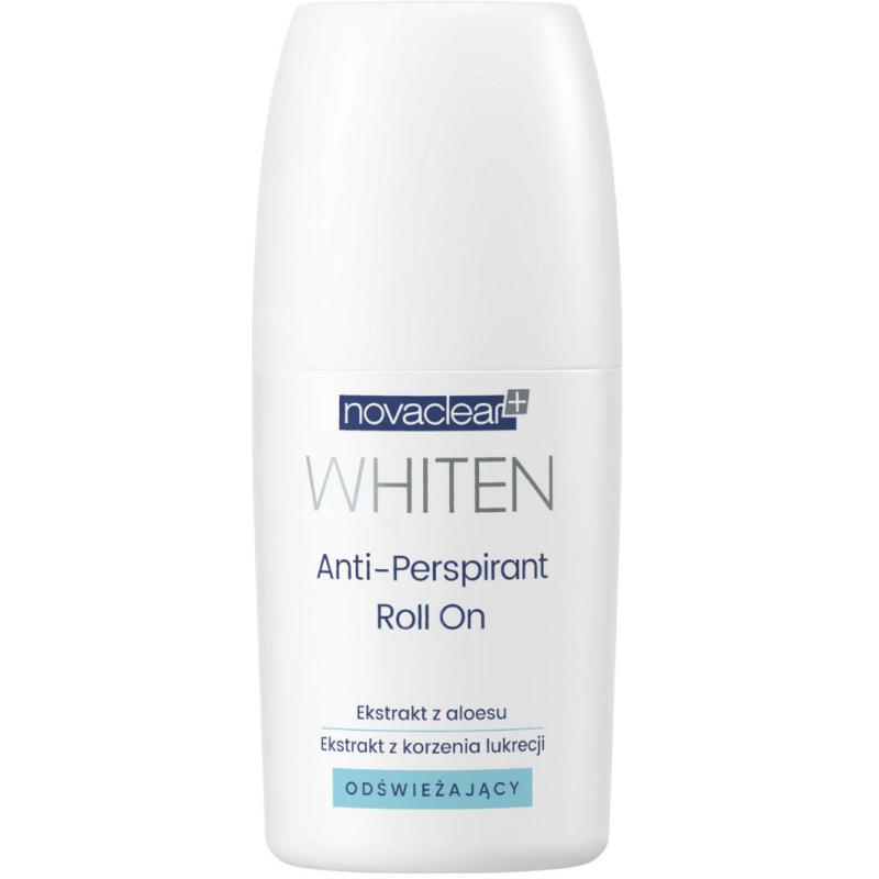 Novaclear Whiten Odświeżający antyperspirant w roll-on, 50 ml - Na nadmierną potliwość i przebarwienia