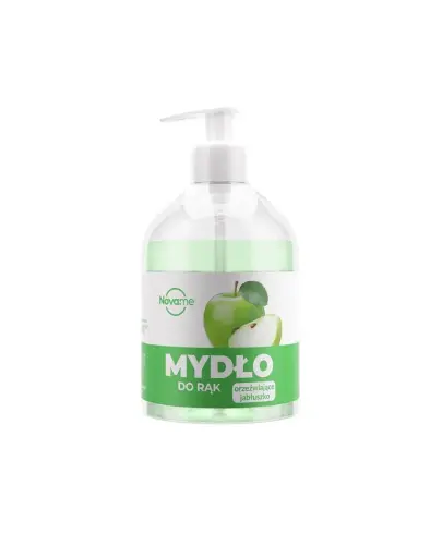 Novame Mydło do rąk Orzeźwiające jabłuszko, 500 ml - Łagodnie oczyszcza dłonie i chroni przed wysuszeniem
