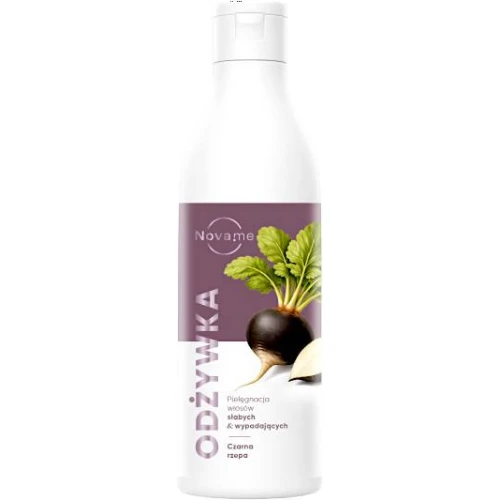 Novame Czarna rzepa, odżywka 300 ml - Do włosów osłabionych i wypadających