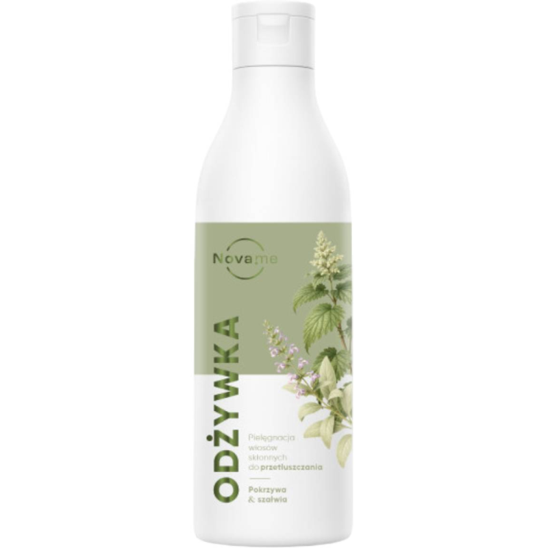 Novame Pokrzywa i Szałwia, odżywka 300 ml - Do włosów przetłuszczających się