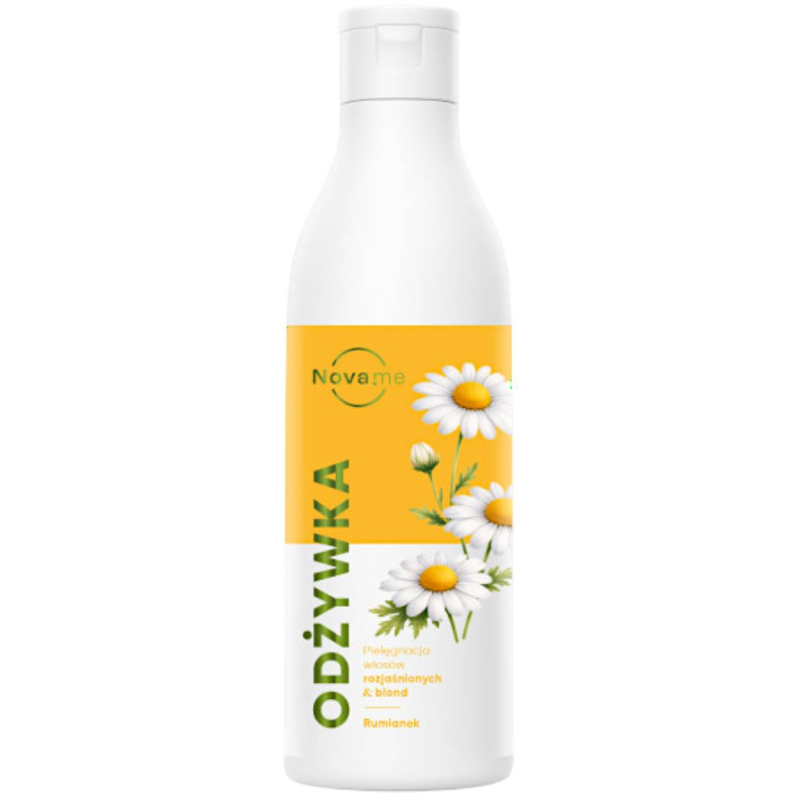 Novame Rumianek, odżywka 300 ml - Do włosów, która regeneruje i kondycjonuje włosy po zabiegach rozjaśniających