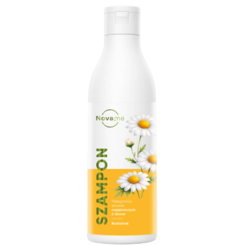Novame Rumianek, szampon 300 ml - Szampon do włosów rozjaśnionych o blond