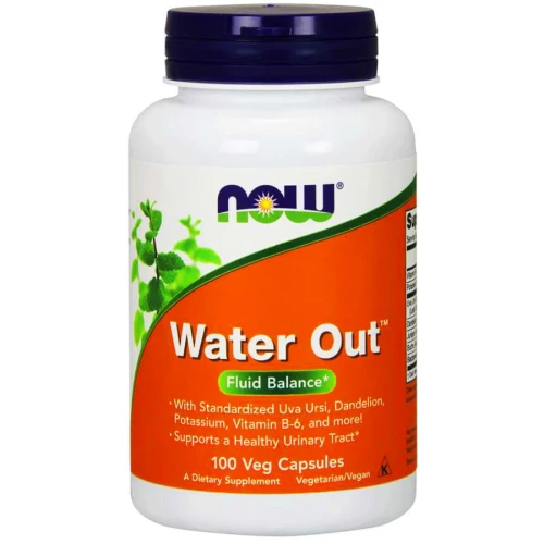 Now Foods Water Out, 100 kapsułek - Ze składnikami wspierający pracę układu moczowego