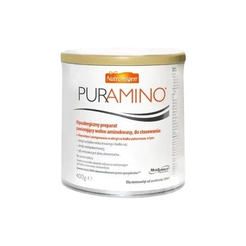 Nutramigen Puramino, 400 g - Hipoalergiczna mieszanka na bazie aminokwasów