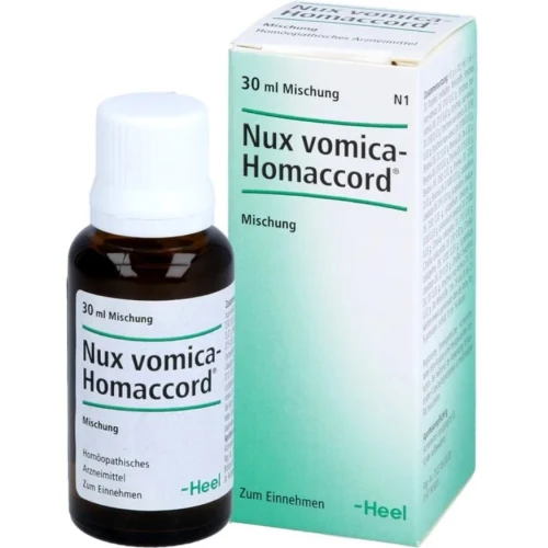 Nux Vomica Homaccord, krople 30 ml - Lek homeopatyczny na trawienie