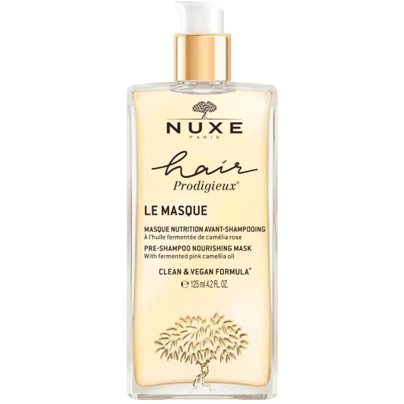 Nuxe Hair Prodigieux Prewash Odżywka przed myciem włosów, 125 ml - Głęboko odżywia i wzmacnia strukturę włosa