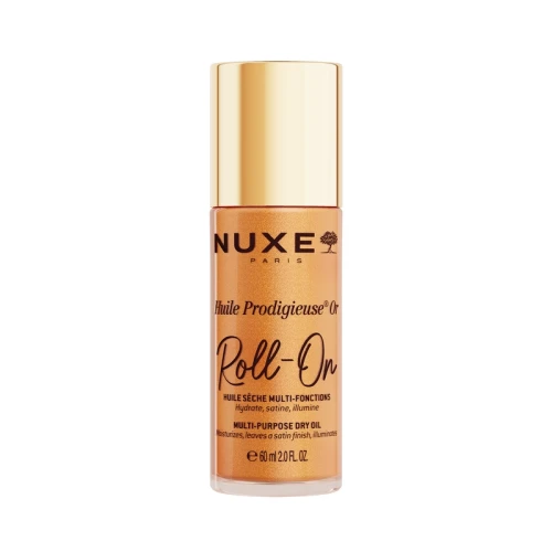 Nuxe Huile Prodigieuse Or Suchy olejek z drobinkami w roll-onie, 60 ml - Multifunkcyjny olejek z drobinkami złota