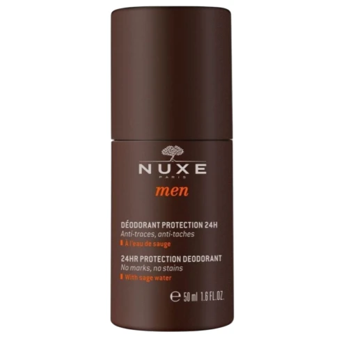 Nuxe Men 24-godzinna ochrona Dezodorant w roll-on, 50 ml - Skuteczna ochrona bez podrażnień