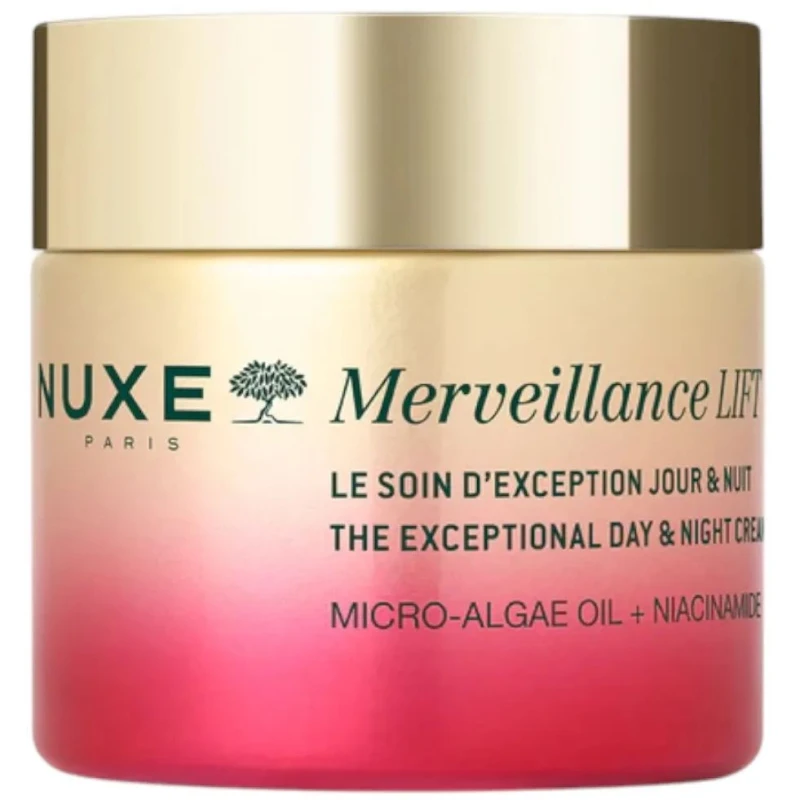 Nuxe Merveillance Lift The Exceptional Cream Krem na dzień i na noc, 75 ml - Redukcja zmarszczek i poprawa jędrności skóry