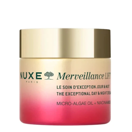 Nuxe Merveillance Lift The Exceptional Cream Krem na dzień i na noc, 75 ml - Redukcja zmarszczek i poprawa jędrności skóry