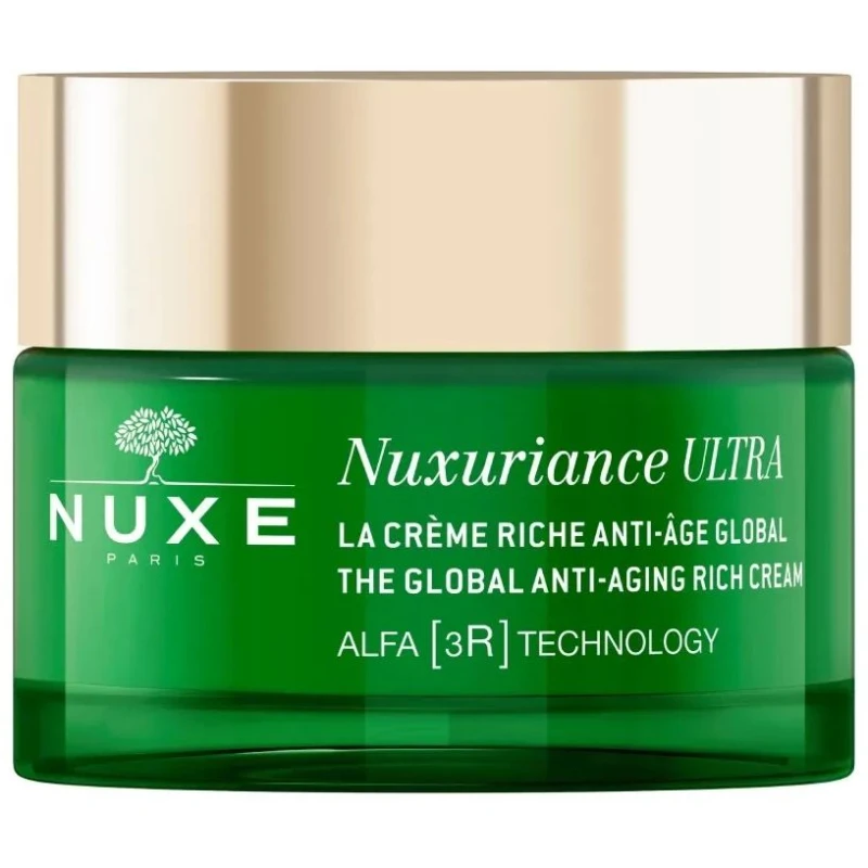 Nuxe Nuxuriance Ultra, bogaty krem przeciwstarzeniowy na dzień, 50 ml  - Redukuje zmarszczki i regeneruje skórę, do cery suchej i bardzo suchej