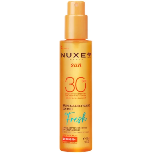 Nuxe Sun Odświeżająca mgiełka ochronna SPF 30, 150 ml  - Do twarzy, ciała i skóry głowy