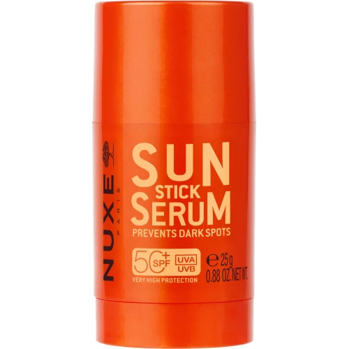 Nuxe Sun Serum ochronne w sztyfcie SPF 50+, 25 g - Skoncentrowana ochrona przeciwsłoneczna w praktycznym sztyfcie