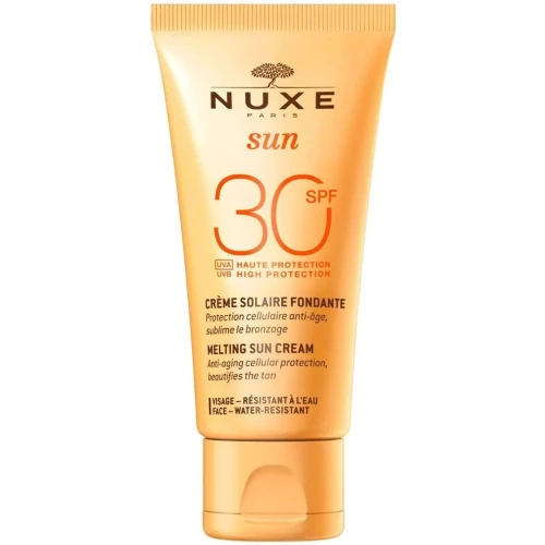 Nuxe Sun Zachwycający krem do opalania twarzy SPF 30, 50 ml  - Skuteczna ochrona przed słońcem i nawilżenie skóry
