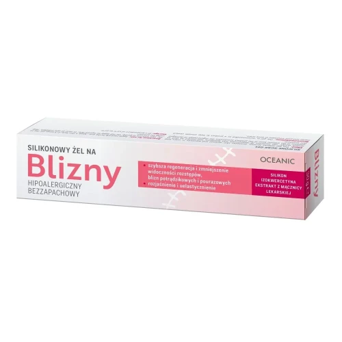 Oceanic Żel silikonowy na blizny, 30 g - Wspomaga regenerację i uelastycznia skórę