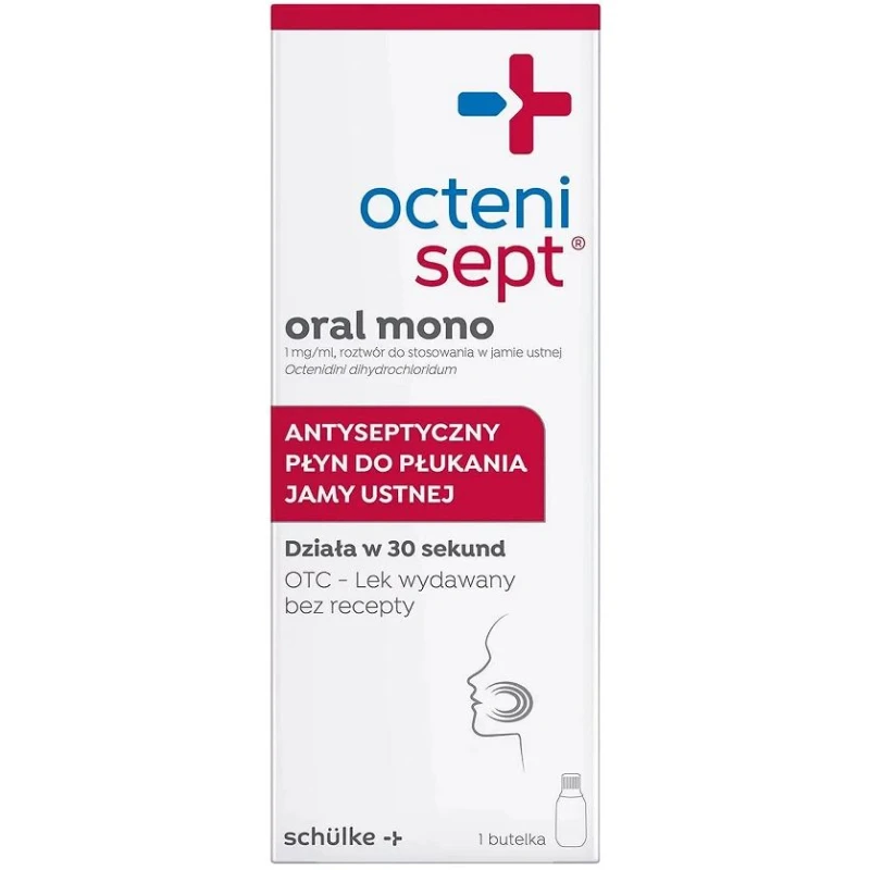 Octenisept Oral Mono płyn do stosowania w jamie ustnej, 250 ml - Płyn do stosowania w jamie ustnej, który działa przeciwbakteryjnie