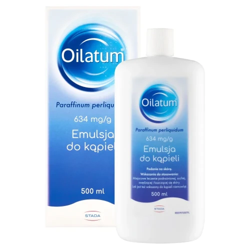 Oilatum, emulsja do kąpieli leczniczych, 500 ml - Koncentrat do sporządzania kąpieli leczniczej