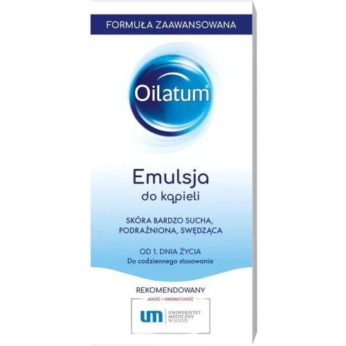 Oilatum Formuła Zaawansowana Emulsja do kąpieli, 400 ml