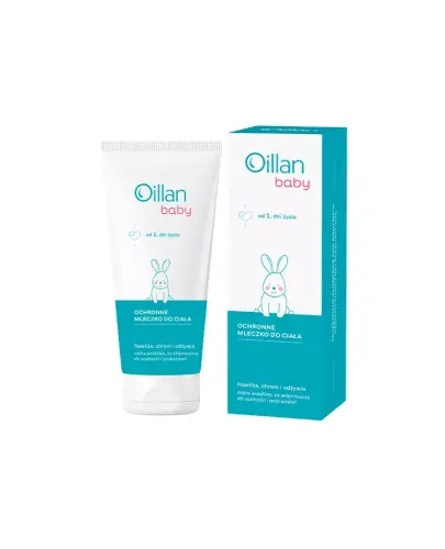 Oillan Baby Ochronne mleczko do ciała, 200 ml - Delikatne mleczko do codziennej pielęgnacji