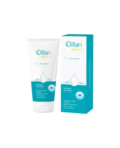 Oillan Derm+ Balsam do ciała, 200 ml - Intensywne nawilżenie i regeneracja skóry