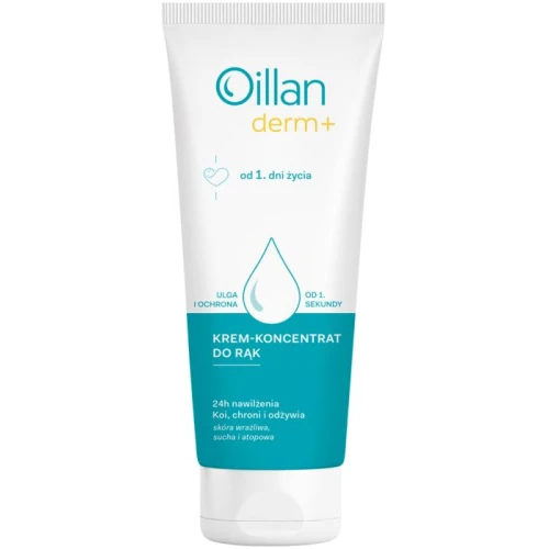 Oillan Derm+, krem-koncentrat do rąk, 75 ml  - Do stosowania od 1. dnia życia