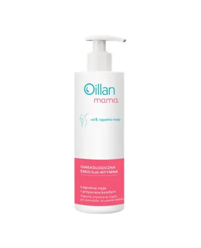 Oillan Mama Ginekologiczna emulsja intymna, 200 ml - Higiena  intymna w ciąży, po porodzie i w czasie laktacji