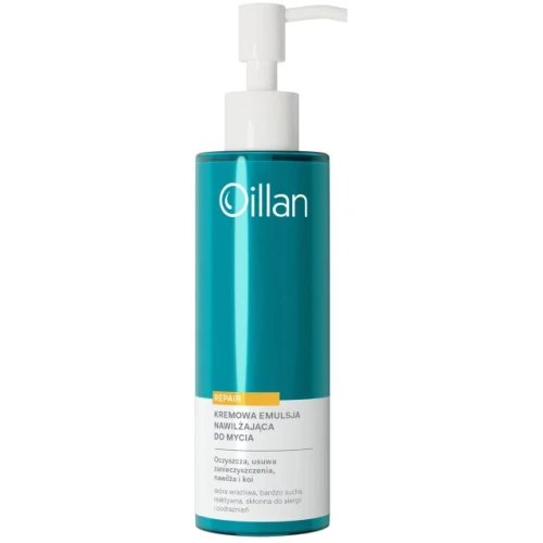 Oillan Repair Kremowa emulsja do mycia twarzy, 200 ml - Do skóry suchej, atopowej i wrażliwej