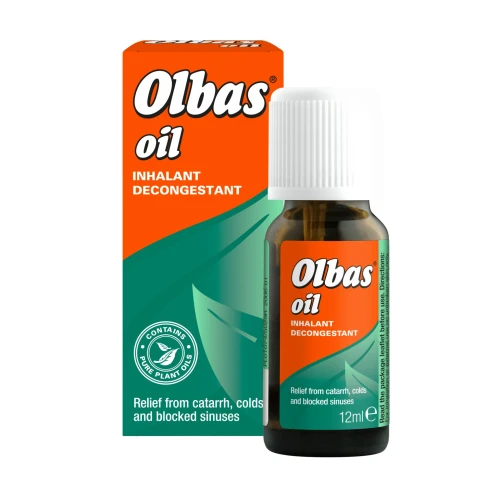 Olbas Oil płyn, 12 ml - Na katar, przeziębienie i bóle mięśniowe