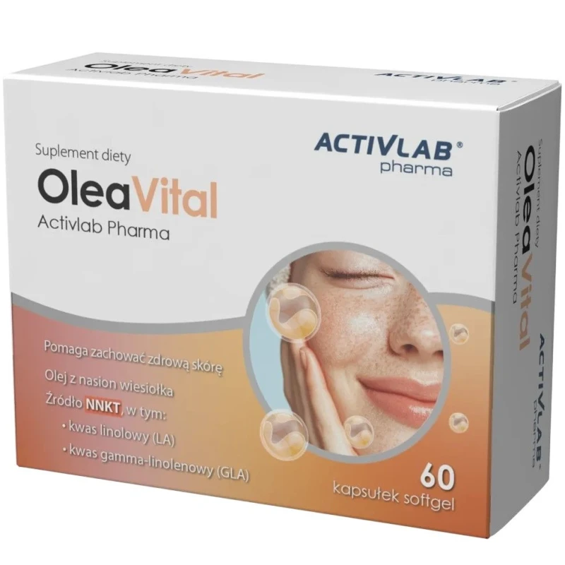 Activlab Pharma OleaVital, 60 kapsułek - Olej z wiesiołka 