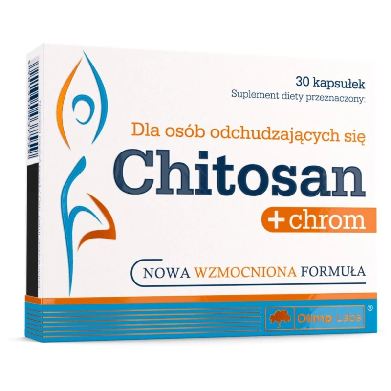 Olimp Chitosan + Chrom, 30 kapsułek - Ze składnikami wspomagającymi utrzymanie wagi