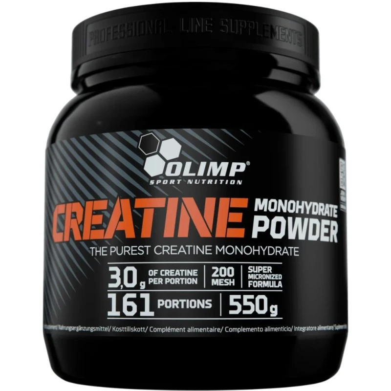 Olimp Creatine Monohydrate Powder, 550 g - 100% mikronizowany monohydrat kreatyny