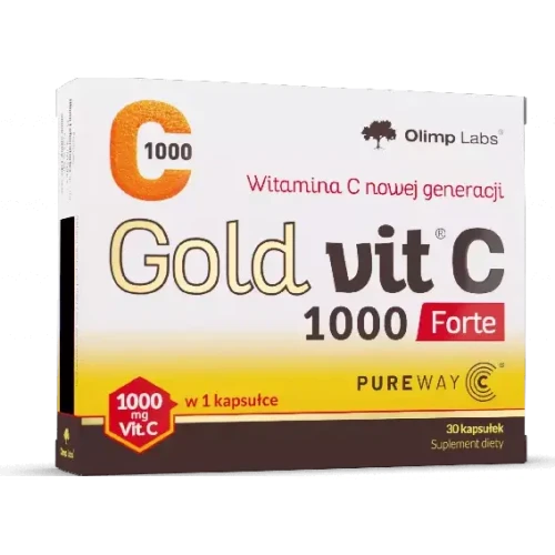 Olimp Gold-Vit C 1000 Forte, 30 kapsułek - Z witaminą C, które pomagają w utrzymaniu prawidłowej odporności