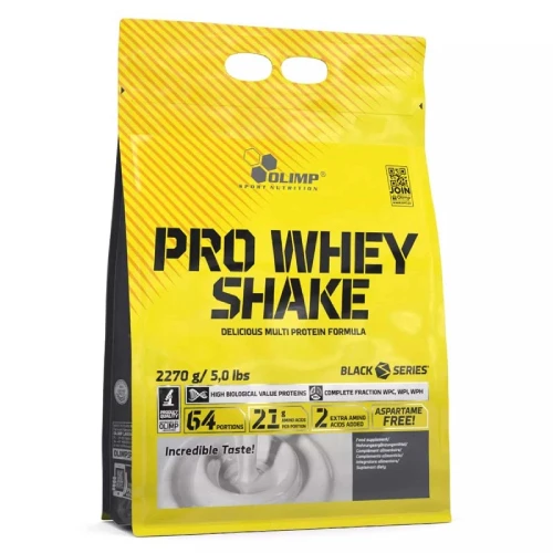 Olimp Pro Whey Shake wanilia, 2270 g - Z dużą dawką białka, 21 g w każdej porcji