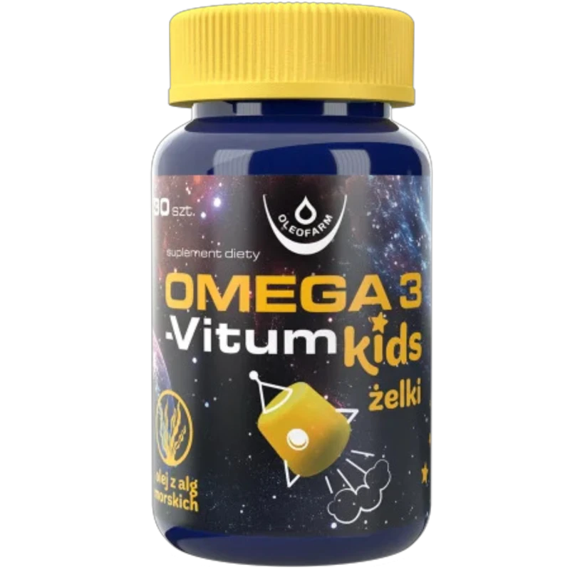 Omega 3-Vitum Kids, 30 żelków - Źródło EPA i DHA