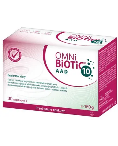 Omni Biotic 10 AAD, 30 saszetek - W trakcie i po antybiotykoterapii