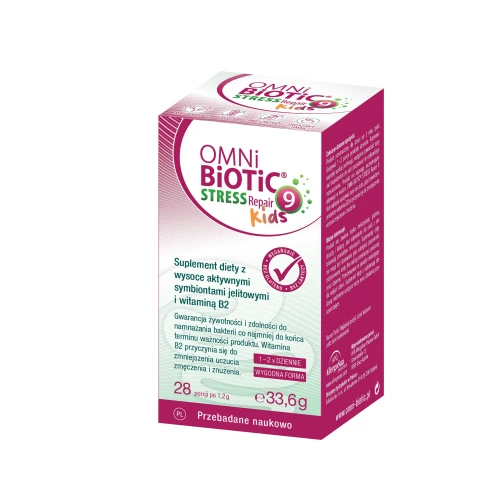 Omni Biotic Stress Repair 9 Kids, 28 porcji - Psychobiotyk dla dzeci