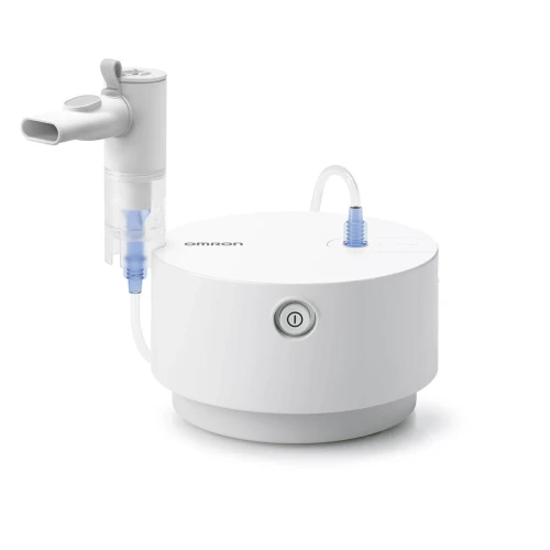 Omron C28P NE-C105-E Nebulizator, 1 sztuka - Wydajny nebulizator kompresorowy z regulacją wielkości cząsteczek