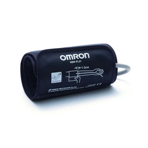 Omron Intelli Wrap HEM-FL31-E Mankiet (22-42 cm), 1 sztuka - Mankiet naramienny 22–42 cm – łatwy do założenia, zgodny z Omron