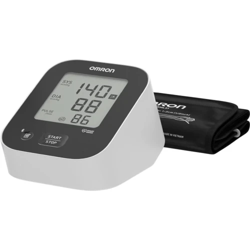 Omron M2+ Connect, ciśnieniomierz naramienny, 1 sztuka - Z automatycznym zapisywaniem pomiarów w aplikacji 