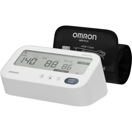 Omron M3 Comfort Afib, ciśnieniomierz naramienny, 1 sztuka - Do kontroli tętna i ciśnienia krwi w warunkach domowych