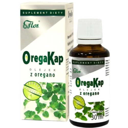 OregaKap Olejek z oregano, 30 ml - Standaryzowany na zawartość karwakrolu, który wspiera odporność 