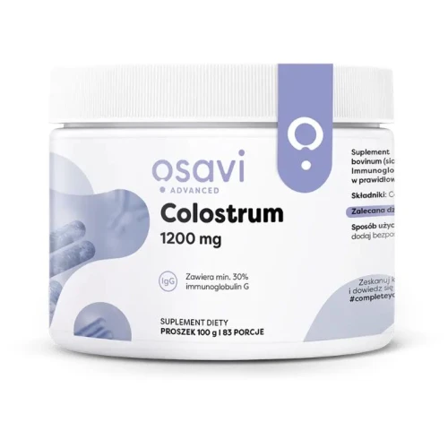 Osavi Colostrum 1200 mg Proszek, 100 g - Siara bydlęca na odporność