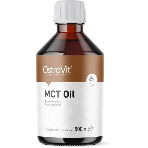 OstroVit Olej MCT Naturalny, 500 ml - Szybkie źródło energii w diecie ketogenicznej