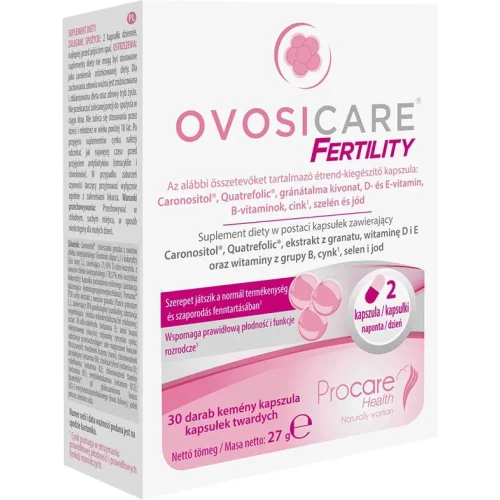 Ovosicare Fertility, 30 kapsułek - Wsparcie płodności i funkcji rozrodczych kobiet