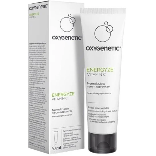 Oxygenetic Normalizujące serum naprawcze, 50 ml - Reguluje wydzielanie sebum, zwęża pory i nawilża