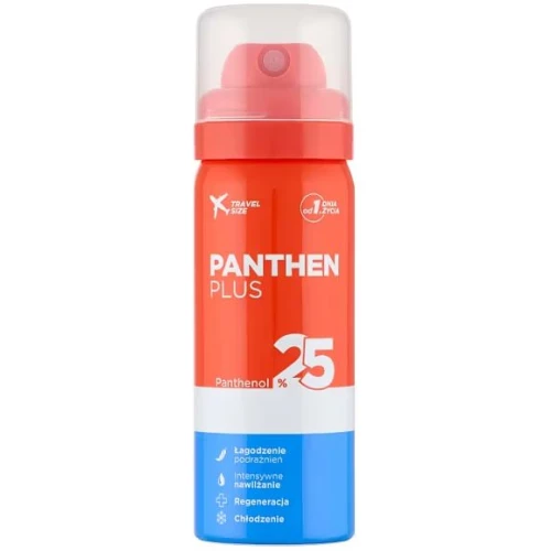 Panthen Plus Pantenol 25%, pianka 50 ml - Regeneruje skórę po opalaniu, depilacji i oparzeniach