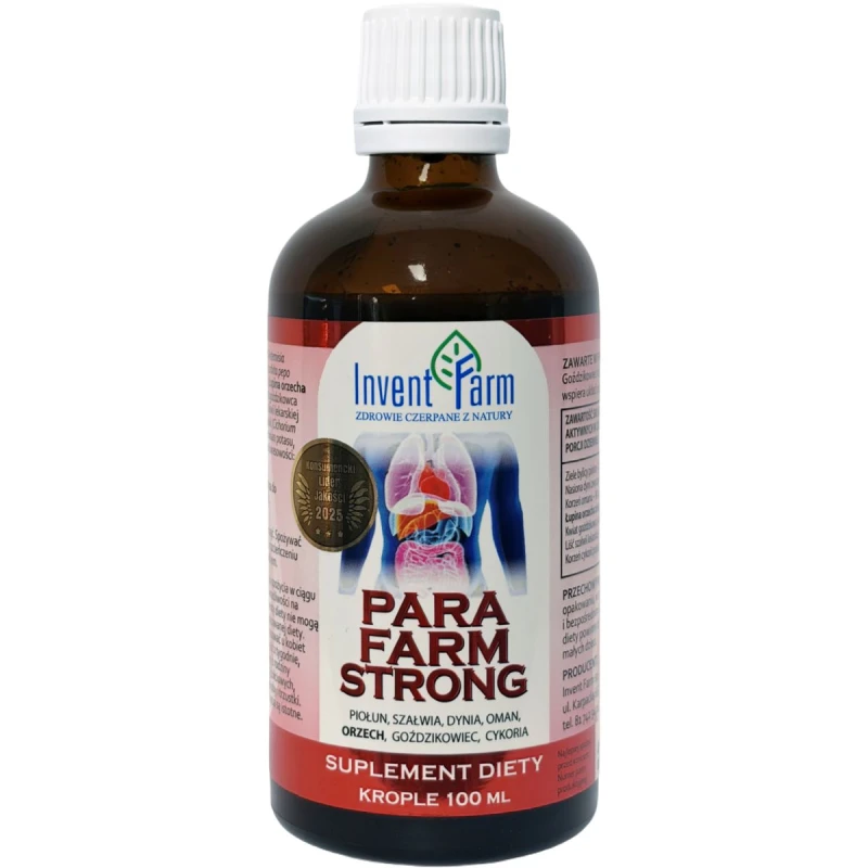 Para Farm Strong, krople 100 ml - Ekstrakty roślinne w kroplach do picia