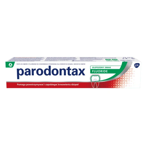 Paradontax Fluoride Pasta do zębów, 75 ml - Z fluorem na krwawiące dziąsła i ochronę przed próchnicą